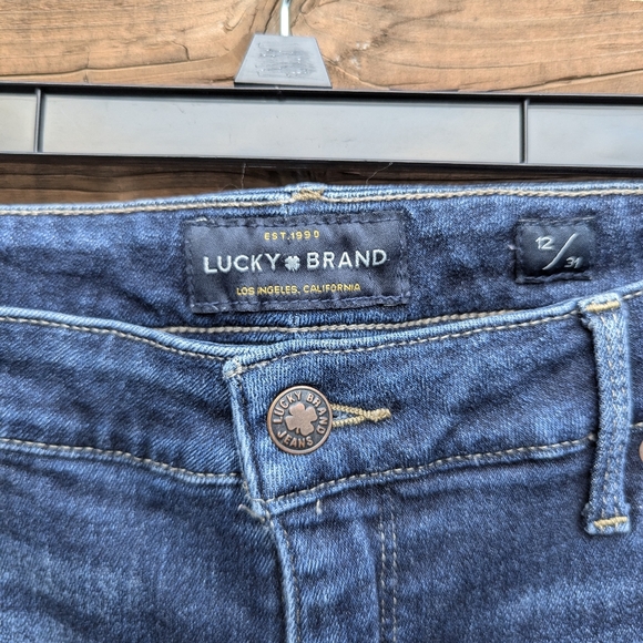 Dark Blue Lucky Brand Hayden Skinny Jeans - Picture 3 of 5